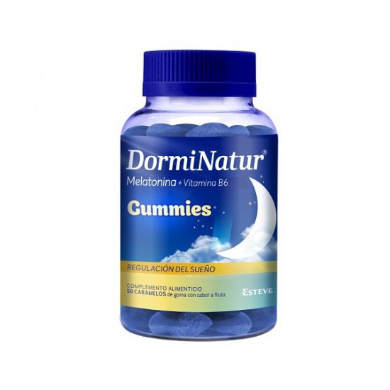 Imagen de Dorminatur Gummies Melatonina, Pasiflora y Gaba 50 gummies