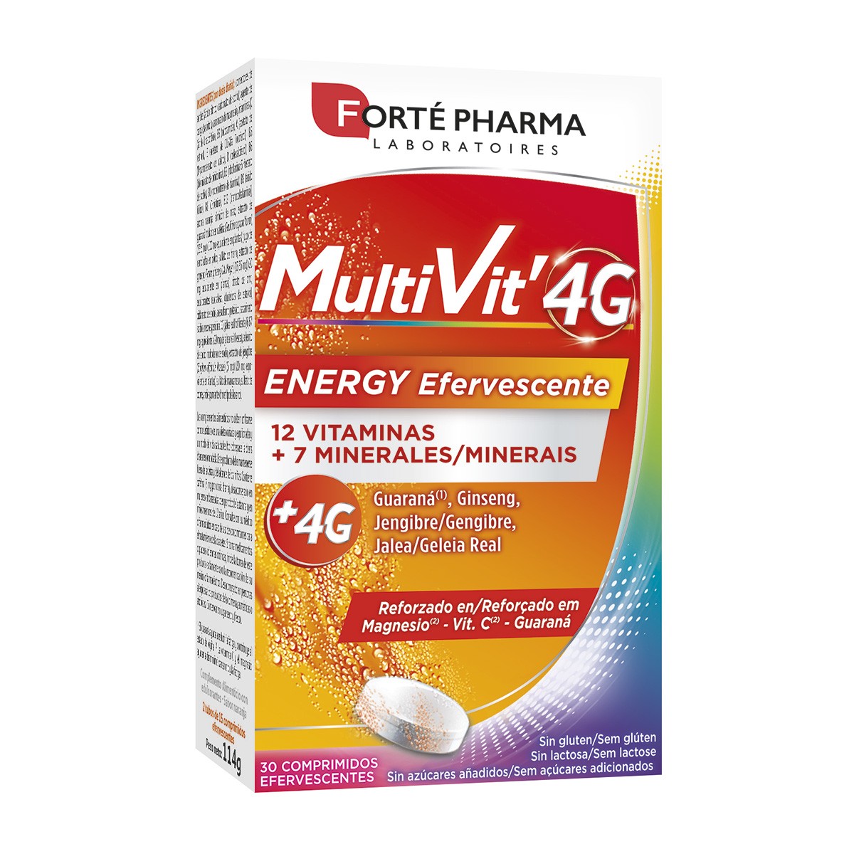 Imagen de Forte Pharma Multivit 4G 30 comprimidos