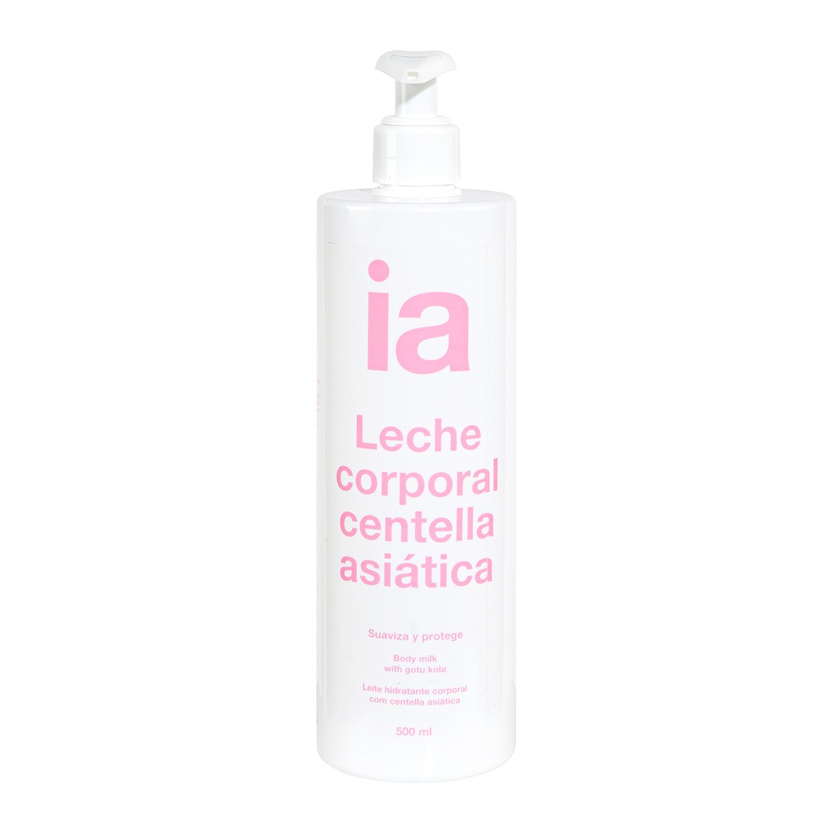 Imagen de Interapothek leche hidratante corporal centella asiática con dosificador 
500ml